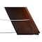 Alpine Industries Double-Sided Stainless Steel Plated Wooden Bilingual Caution Wet Floor Sign ALP499-SSB-MK - alternate 5